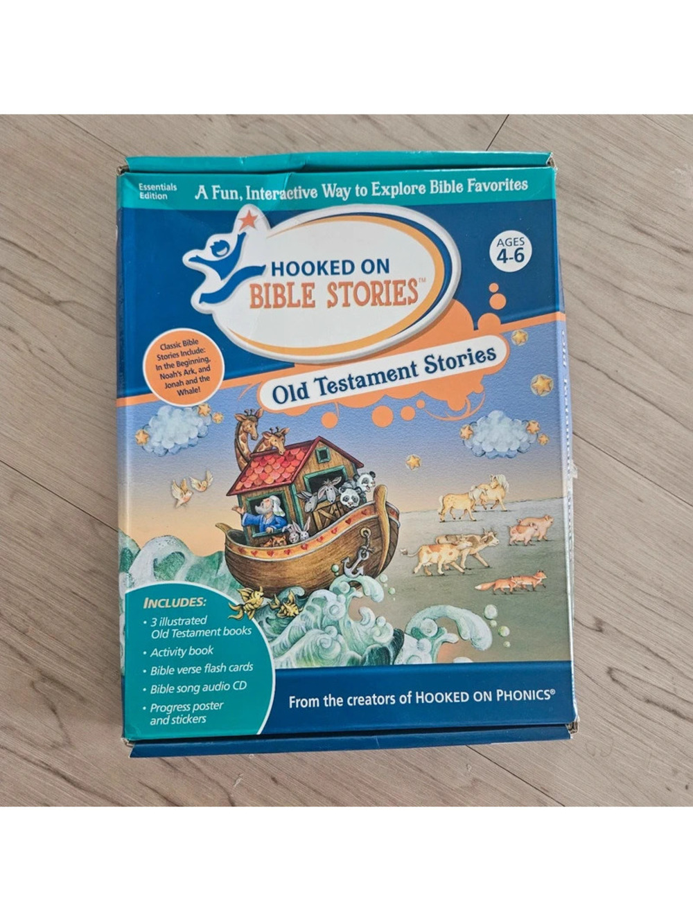 Hooked on Bible Stories - Old Testament Stories Educational Kit for Kids Ages 4-